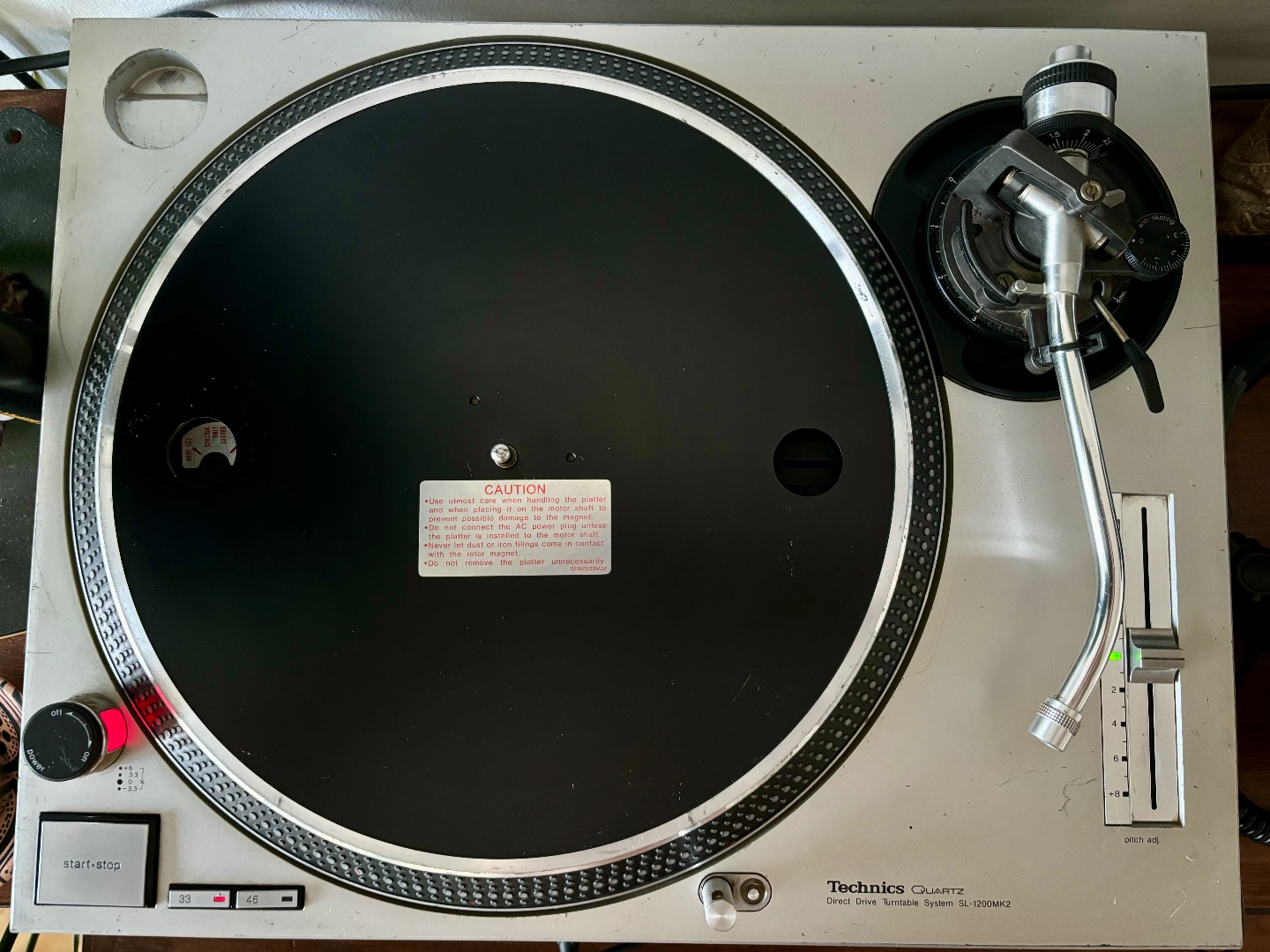 レア　元箱付き　メンテナンス済み　Technics SL-1200MK2 Technics SL1200-MK2 | 529 EUR - Gebrauchte-Veranstaltungstechnik